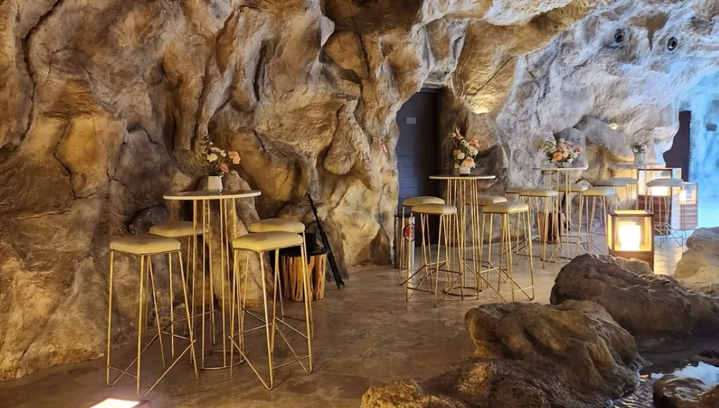 spa cave venue at dreams natura
