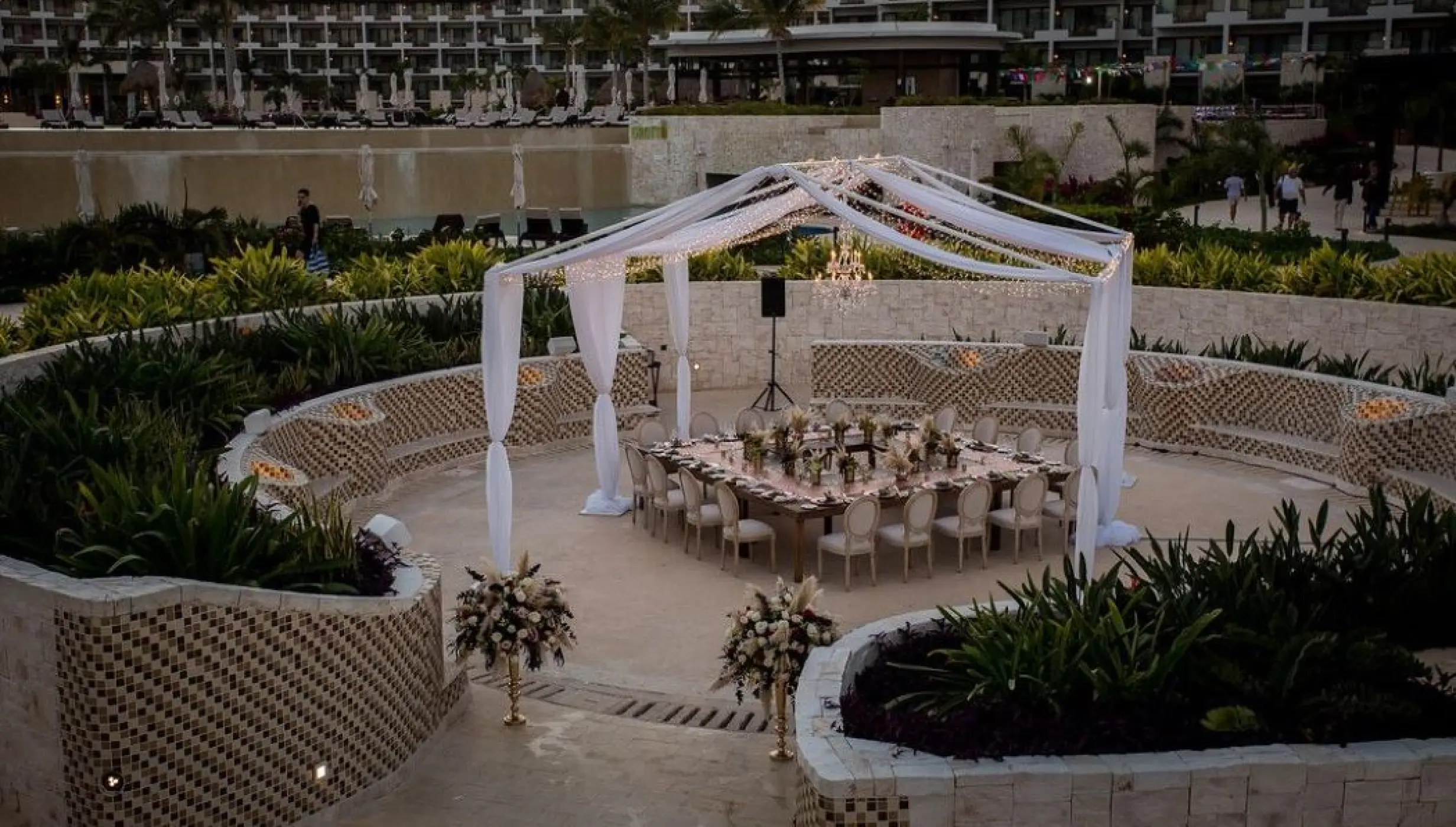 cove terrace venue at dreams playa mujeres