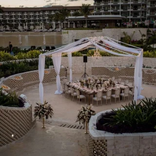 cove terrace venue at dreams playa mujeres