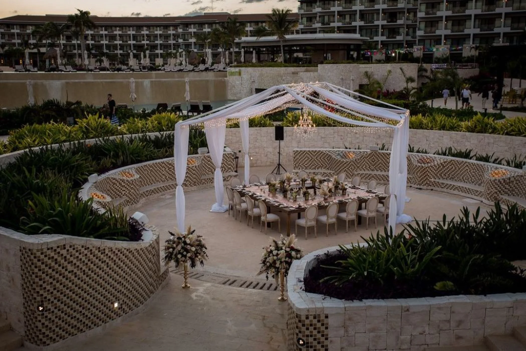 cove terrace venue at dreams playa mujeres