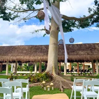 ceiba garden venue at Dreams Puerto Morelos Resort & Spa