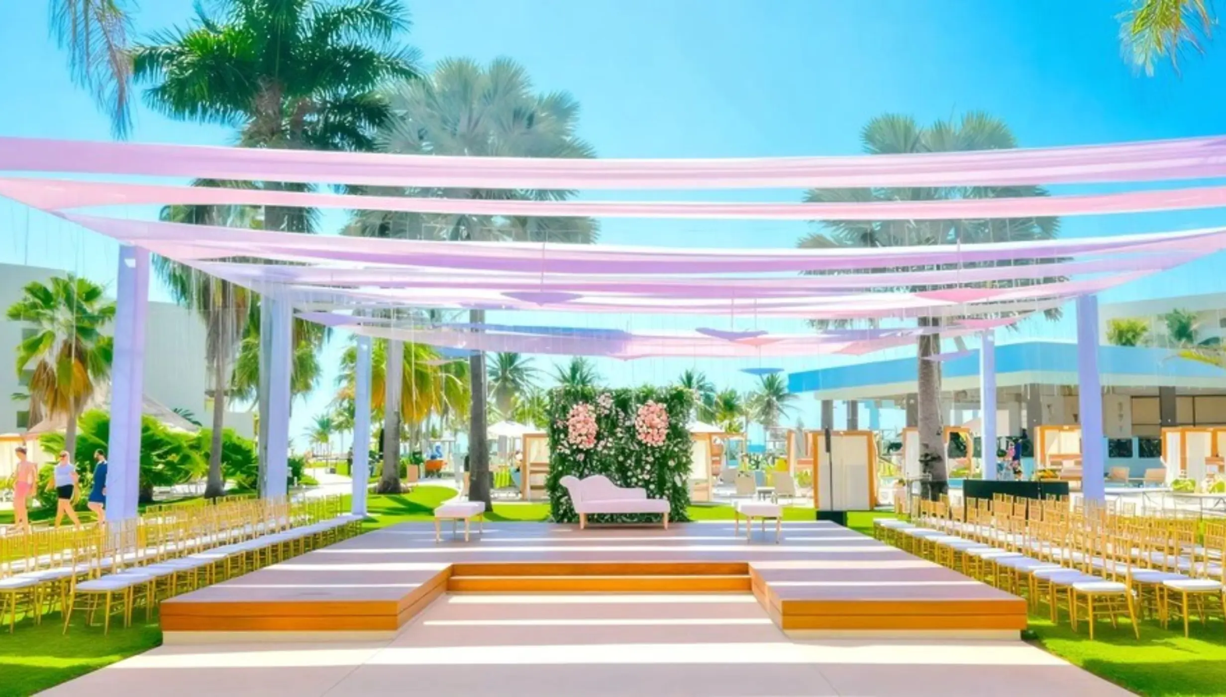 guava garden venue at Dreams Puerto Morelos Resort & Spa
