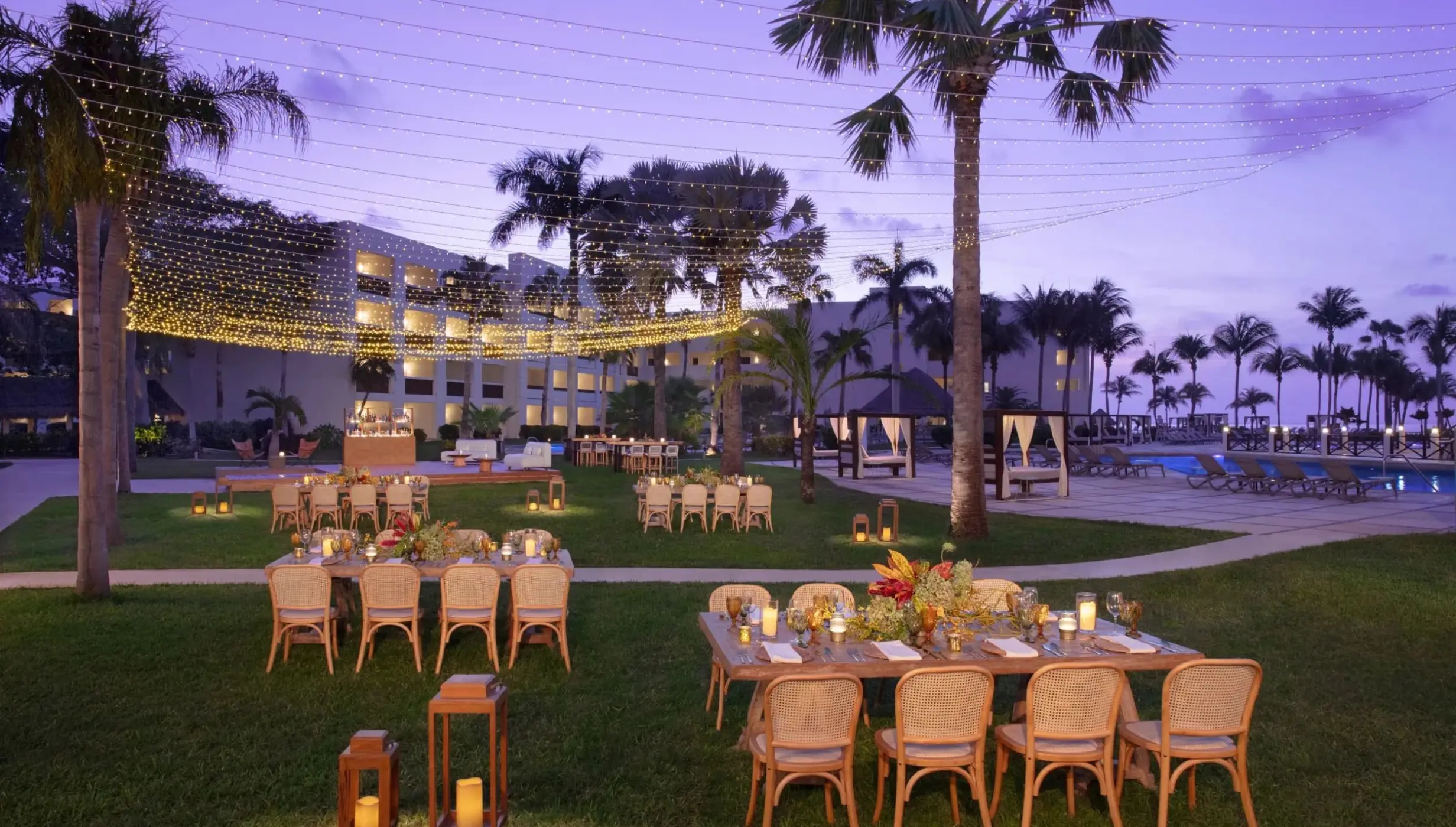 guava garden venue at Dreams Puerto Morelos Resort & Spa