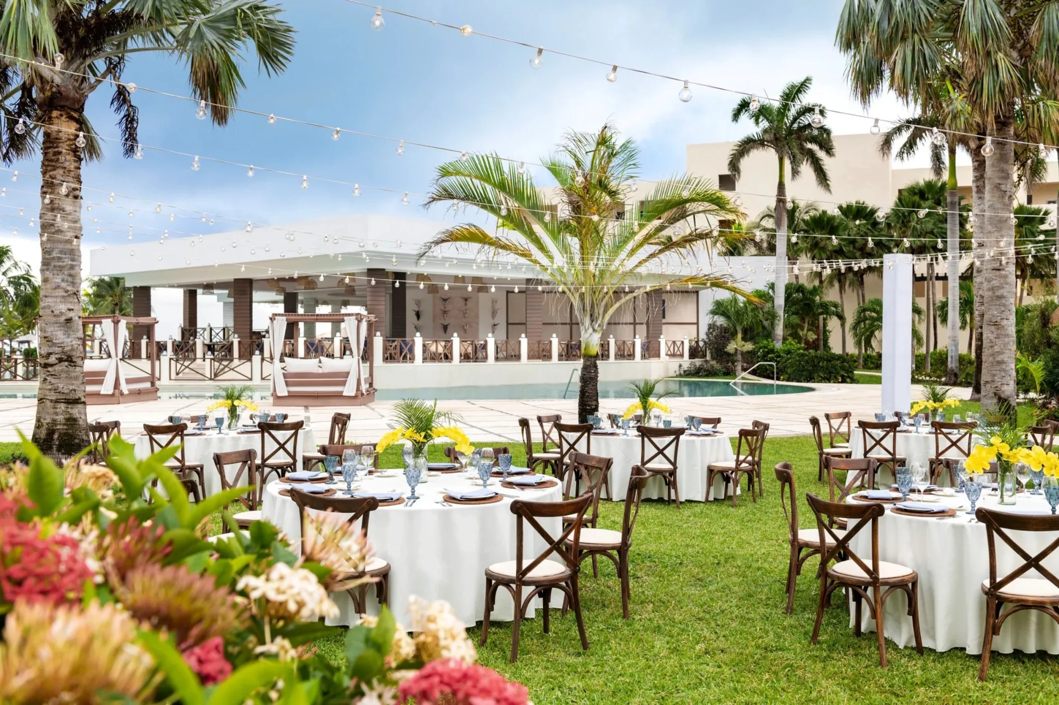 guava garden venue at Dreams Puerto Morelos Resort & Spa