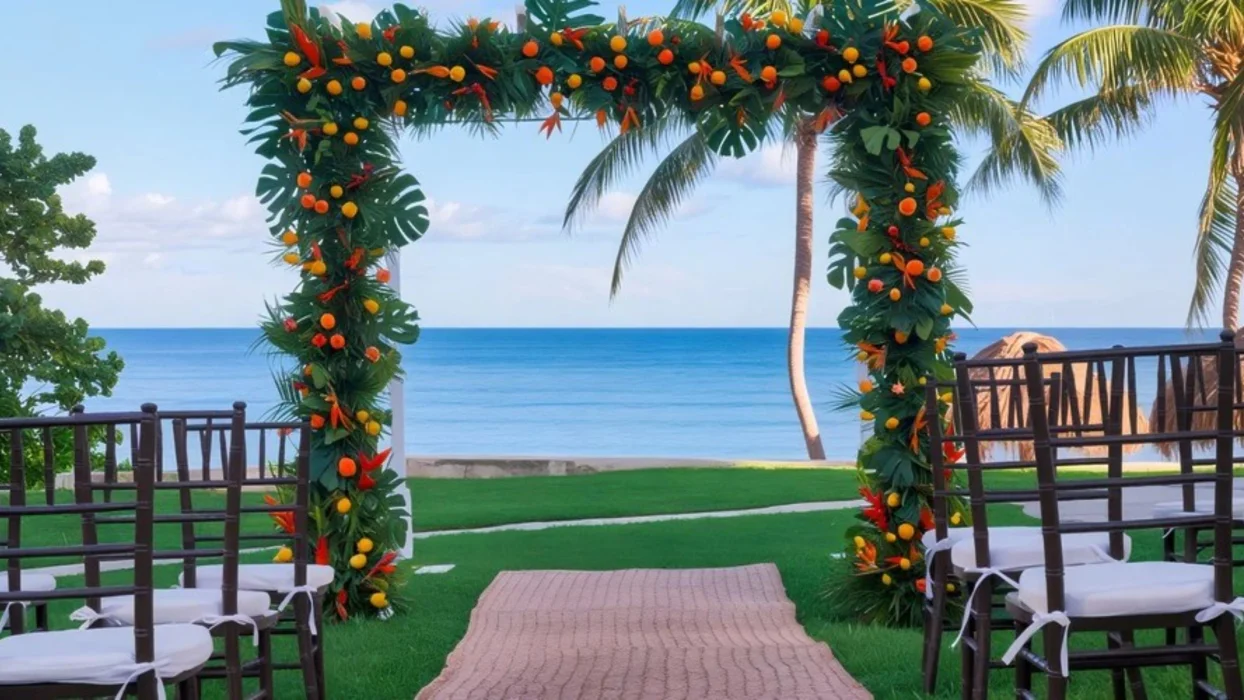 mango garden venue at Dreams Puerto Morelos Resort & Spa