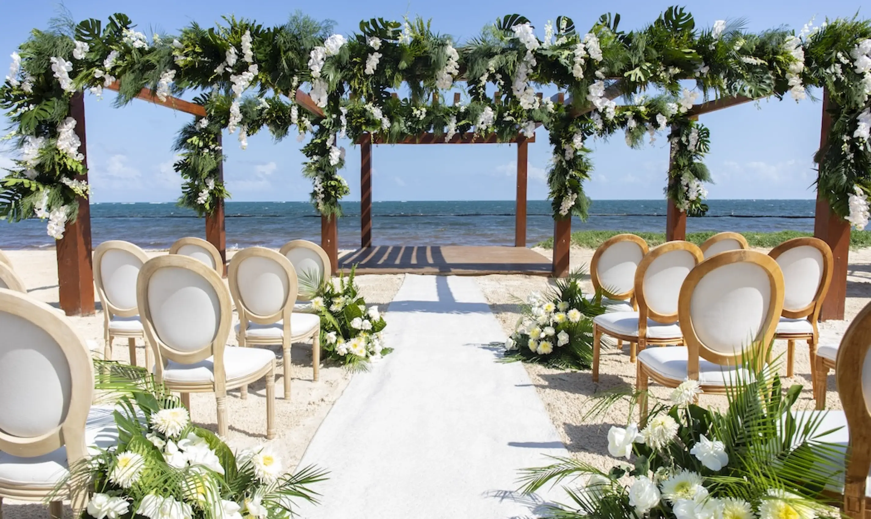 Beach wedding venue Secrets Riviera Cancun