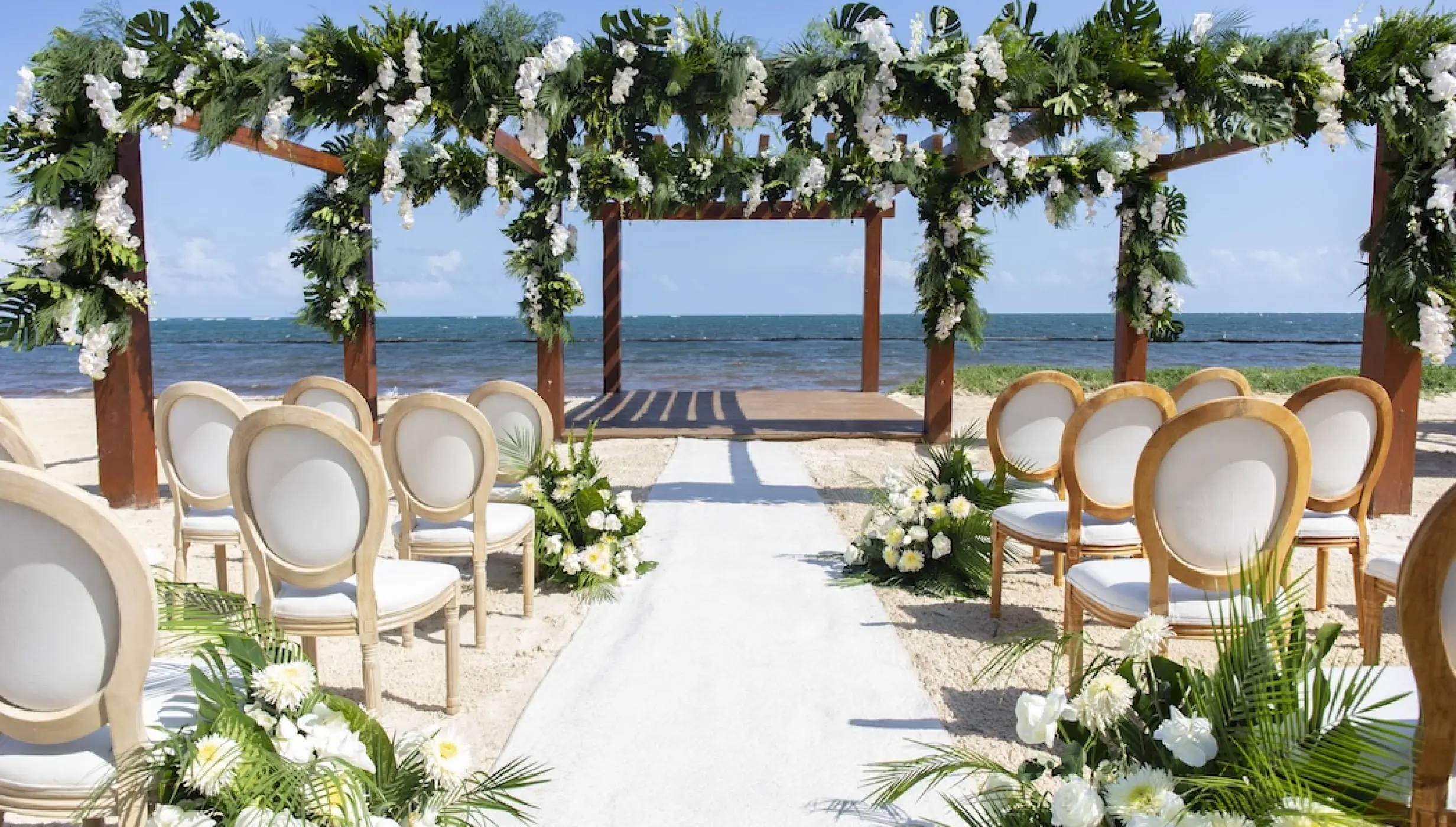 Beach wedding venue Secrets Riviera Cancun