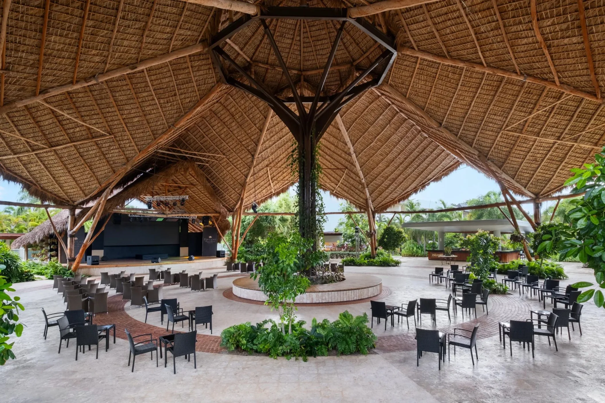 palapa theater at Dreams Royal Beach Punta Cana