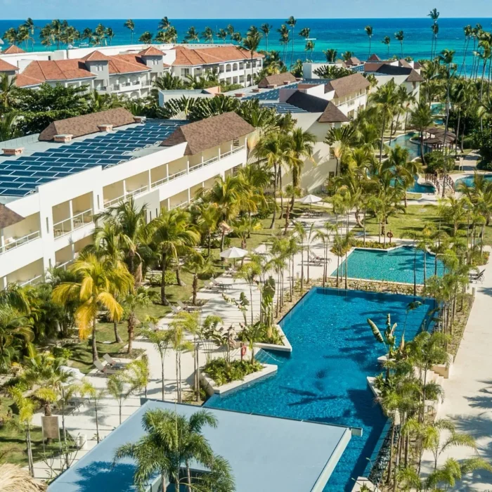pools and buildings at Dreams Royal Beach Punta Cana
