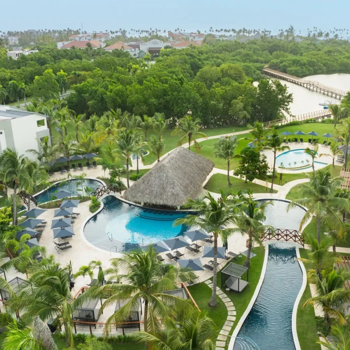 preferred club pool area at Dreams Royal Beach Punta Cana