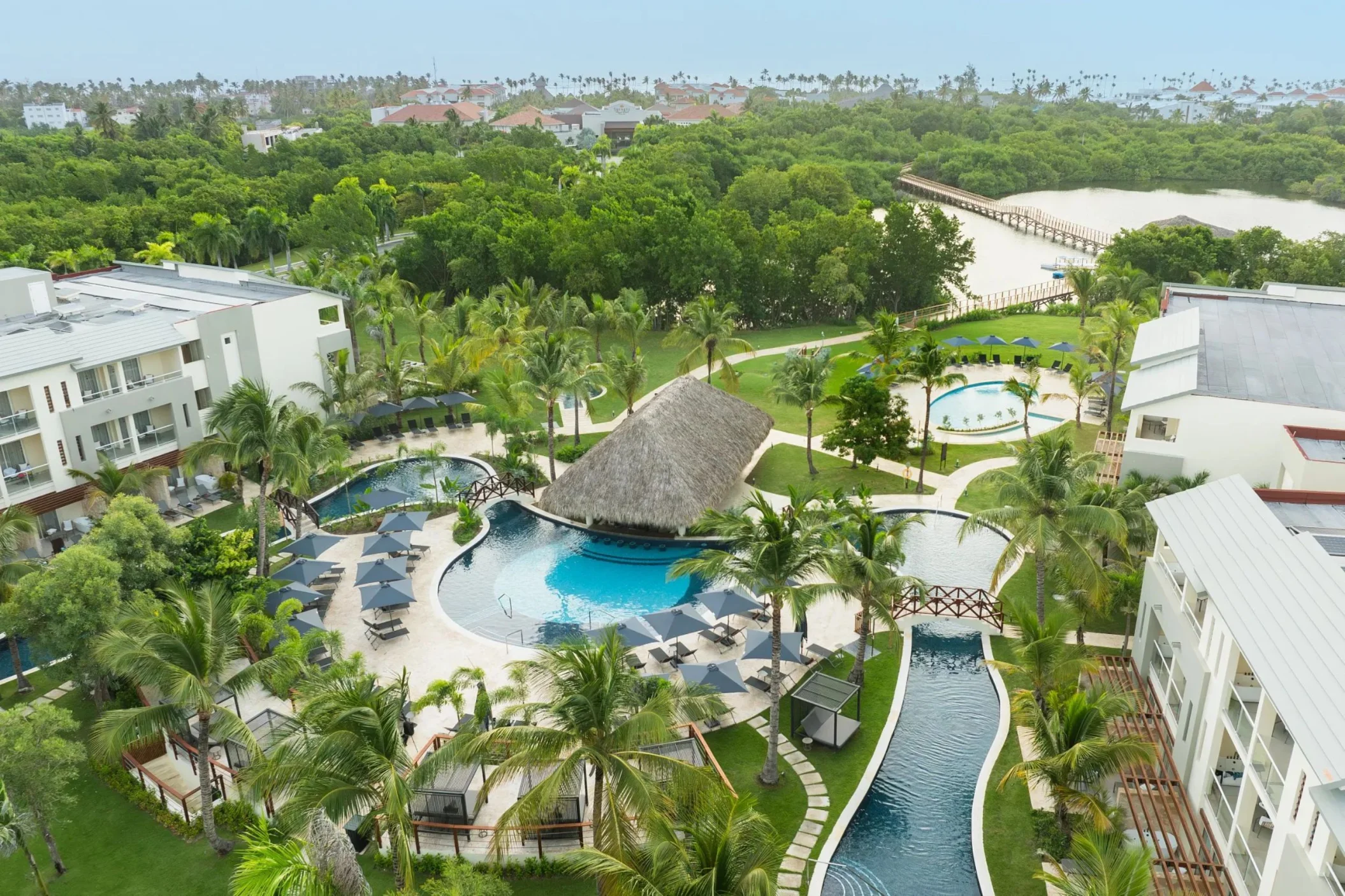 preferred club pool area at Dreams Royal Beach Punta Cana