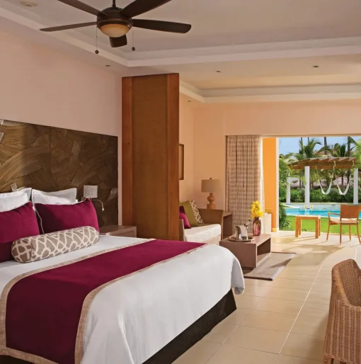swim-up suite at Dreams Royal Beach Punta Cana