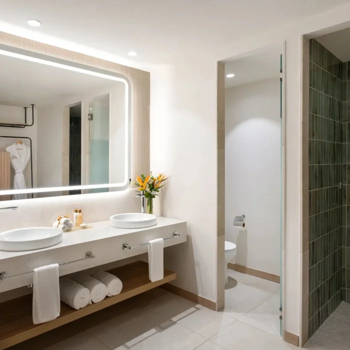 washroom of suite at Dreams Royal Beach Punta Cana