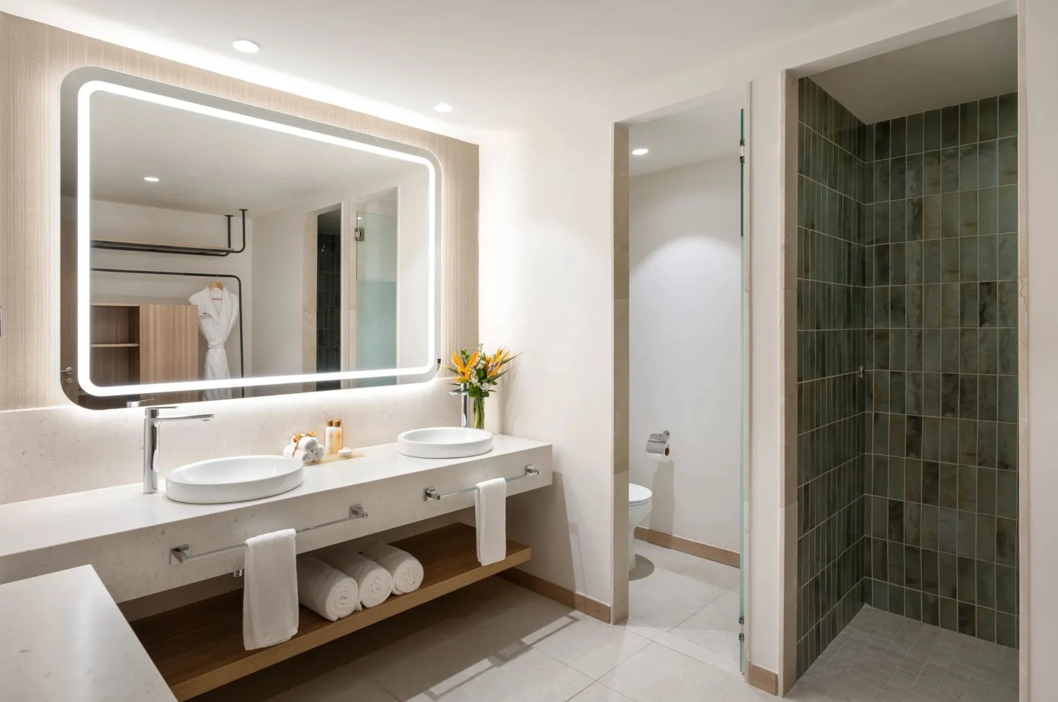 washroom of suite at Dreams Royal Beach Punta Cana