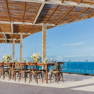 sky rooftop venue with sea view at dreams sapphire