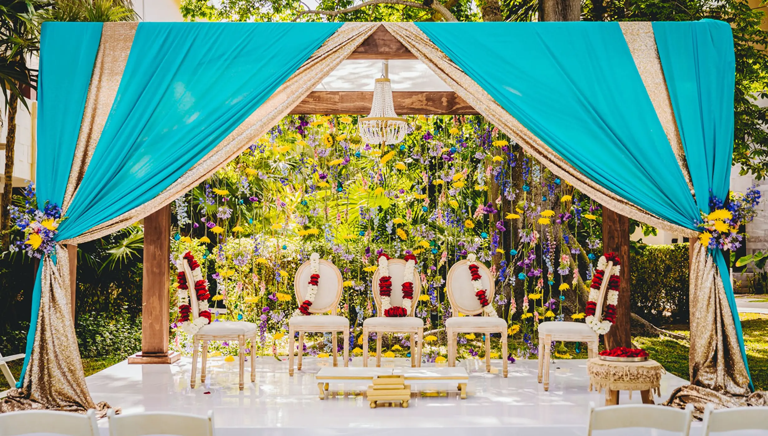 Yaxche Garden venue at Dreams Sapphire
