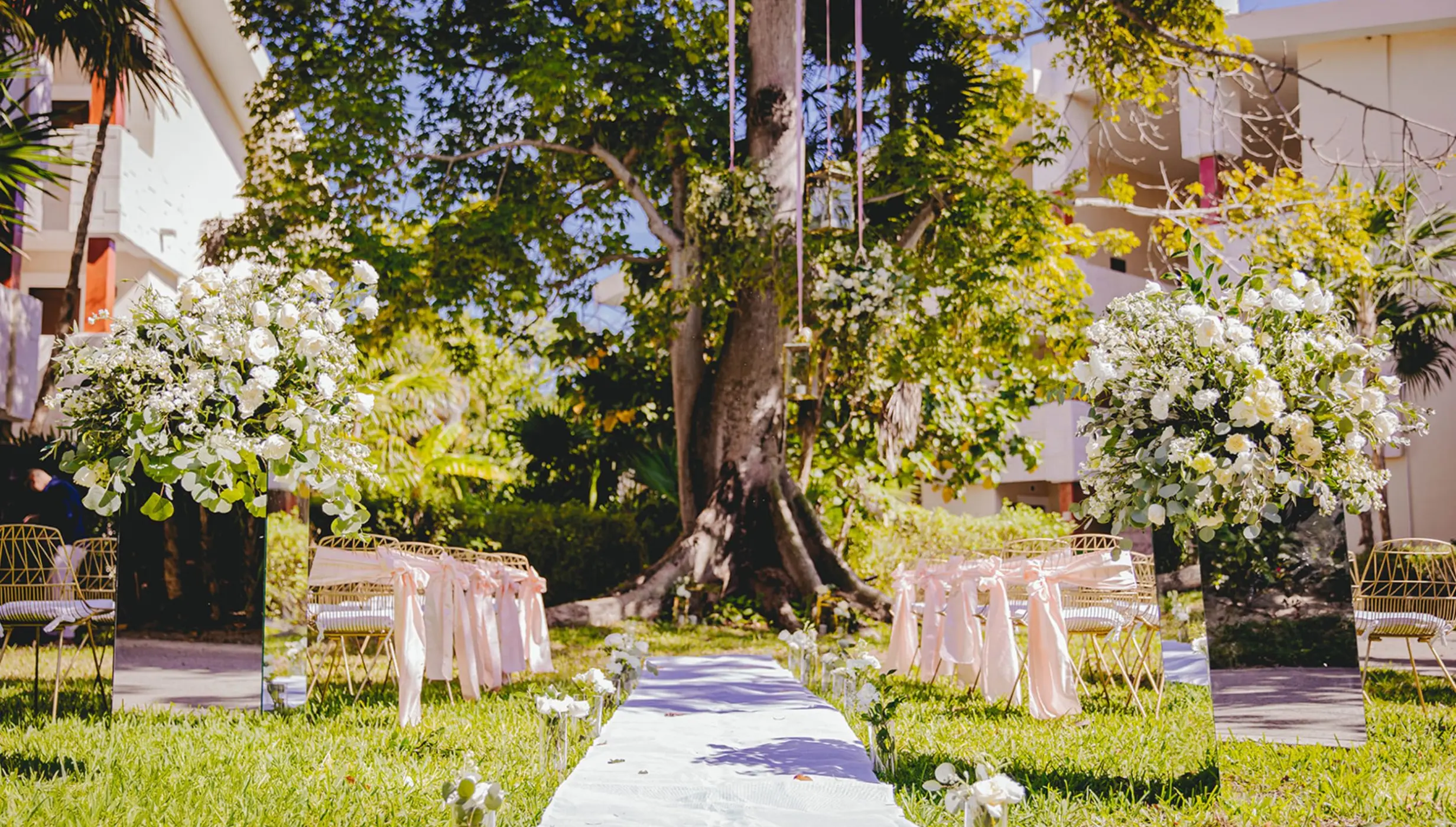 Yaxche Garden venue at Dreams Sapphire