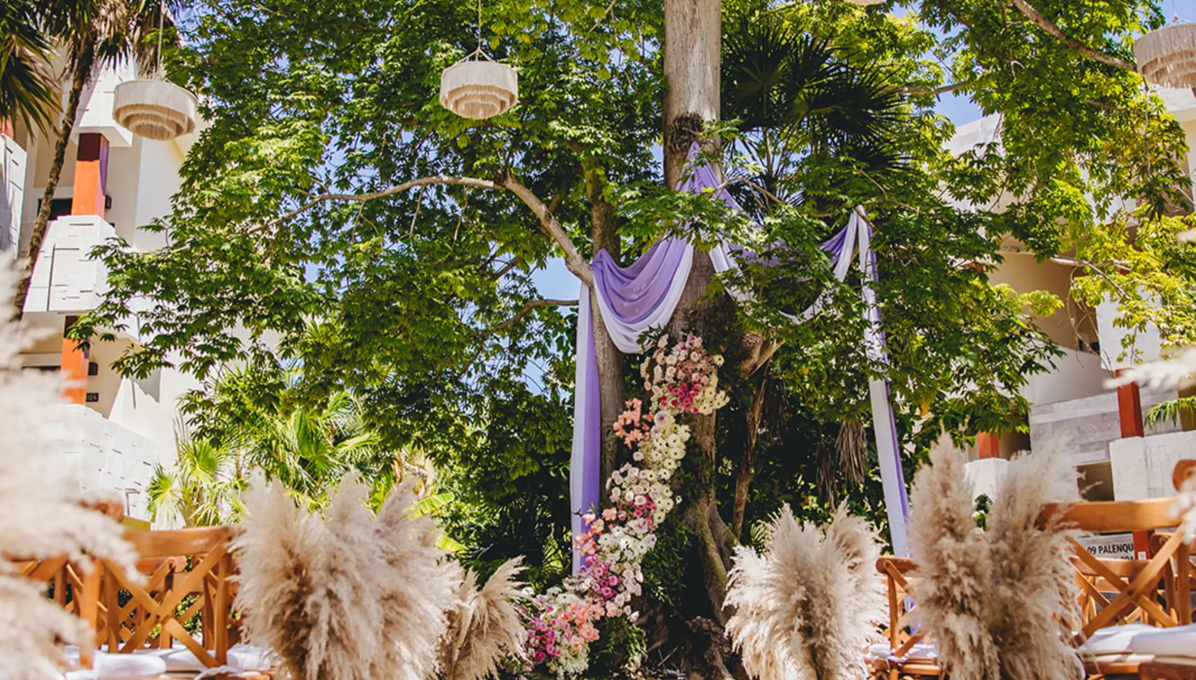 Yaxche Garden venue at Dreams Sapphire