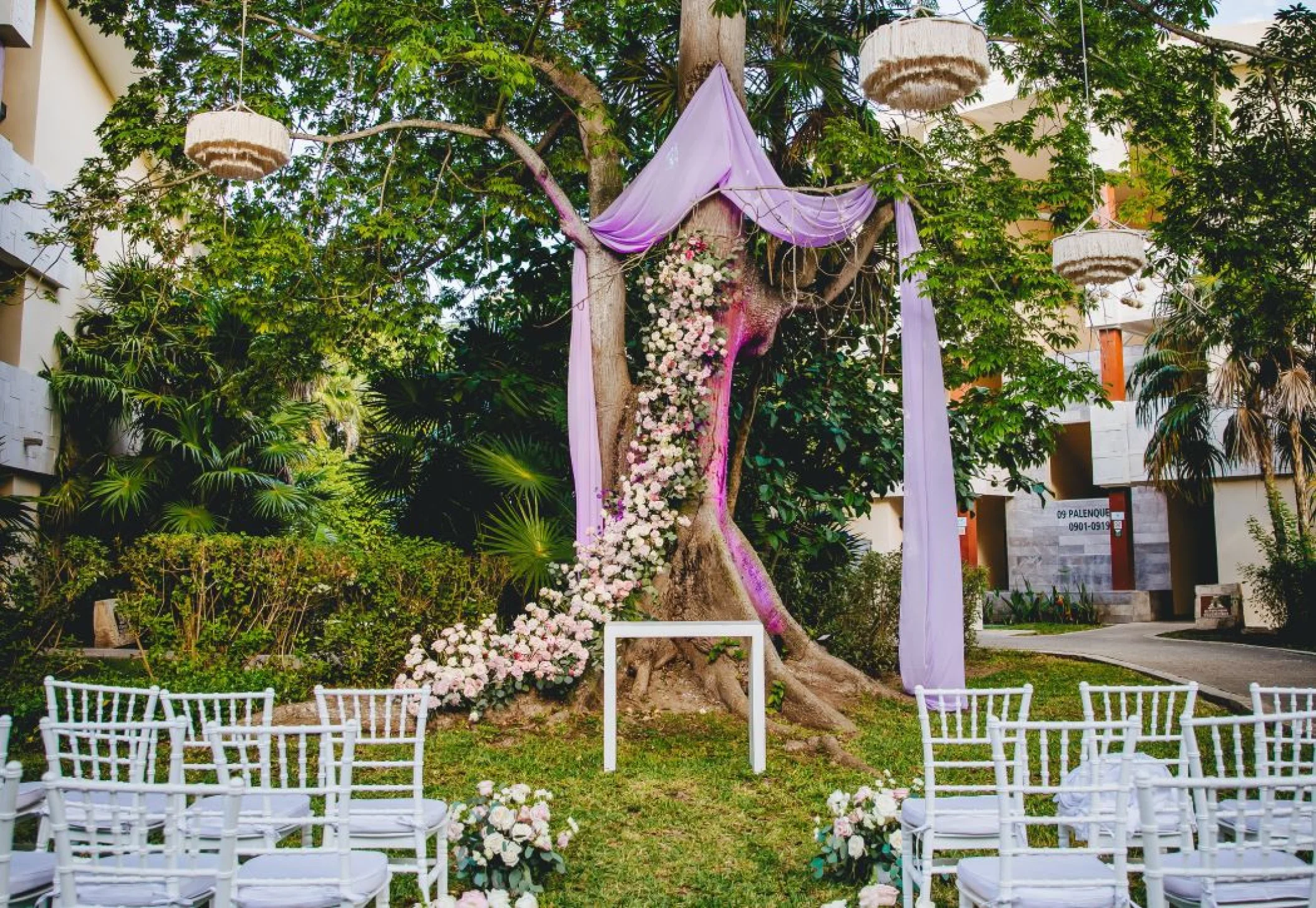 yaxche garden venue at dreams sapphire