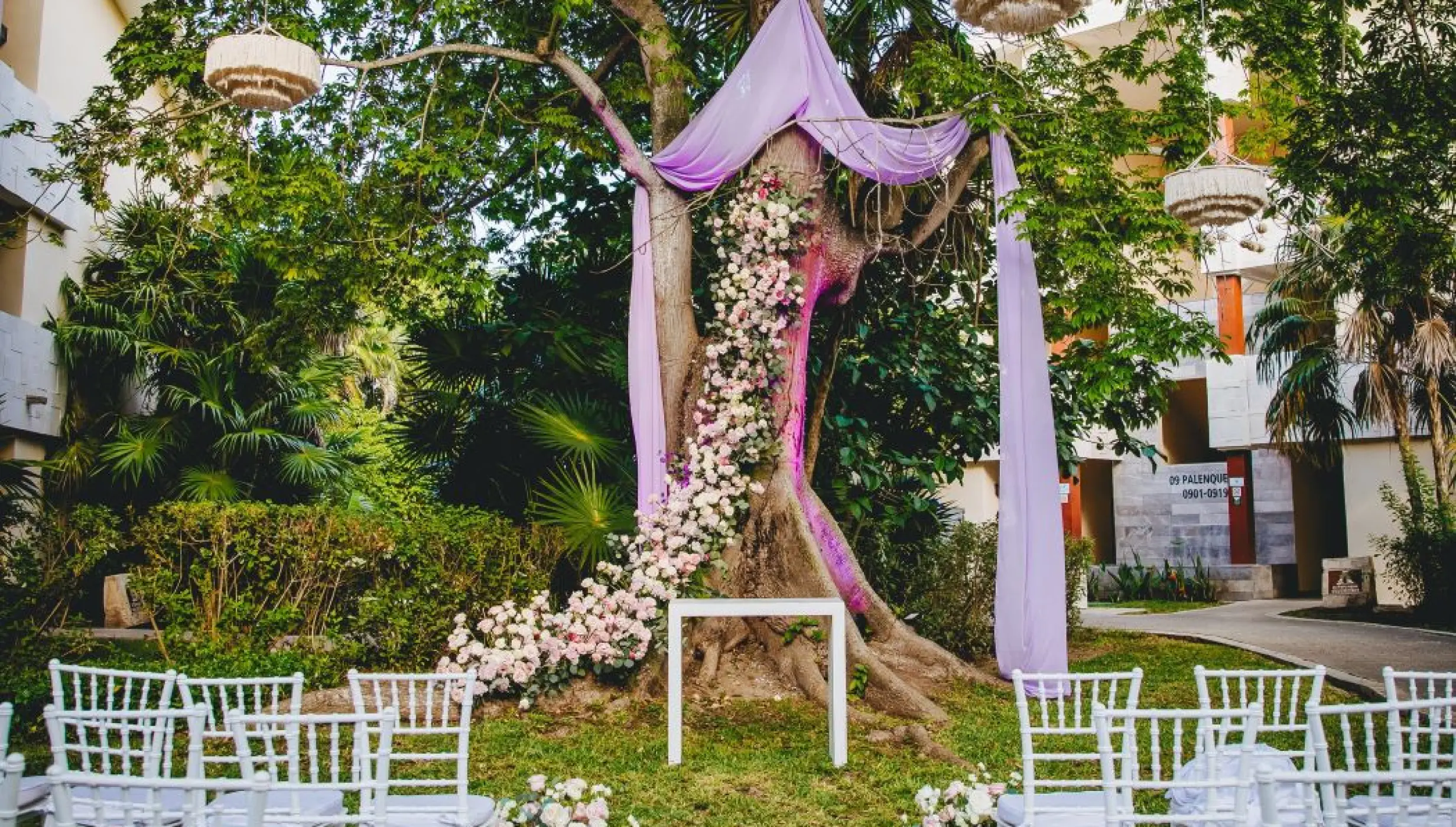 yaxche garden venue at dreams sapphire