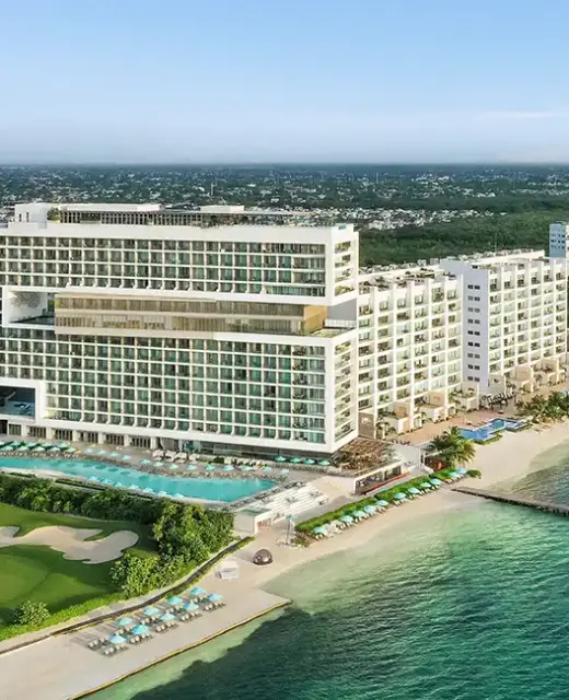 Aerial Overiview at Dreams Vista Cancun Golf and Spa