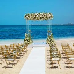 Dreams Vista Beach venue at Dreams Vista Cancun Golf and Spa