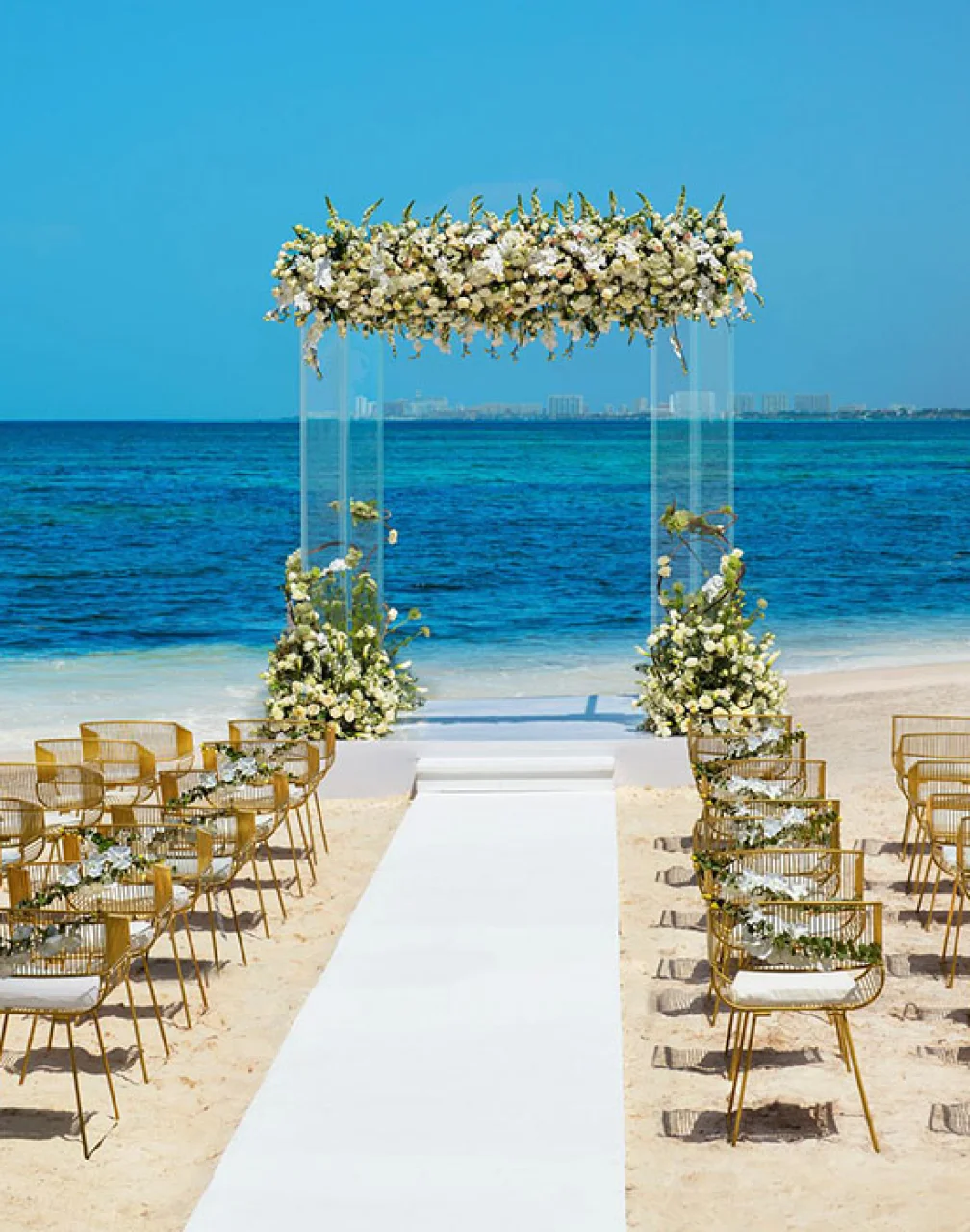 Dreams Vista Beach venue at Dreams Vista Cancun Golf and Spa