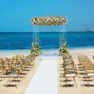 Dreams Vista Beach venue at Dreams Vista Cancun Golf and Spa