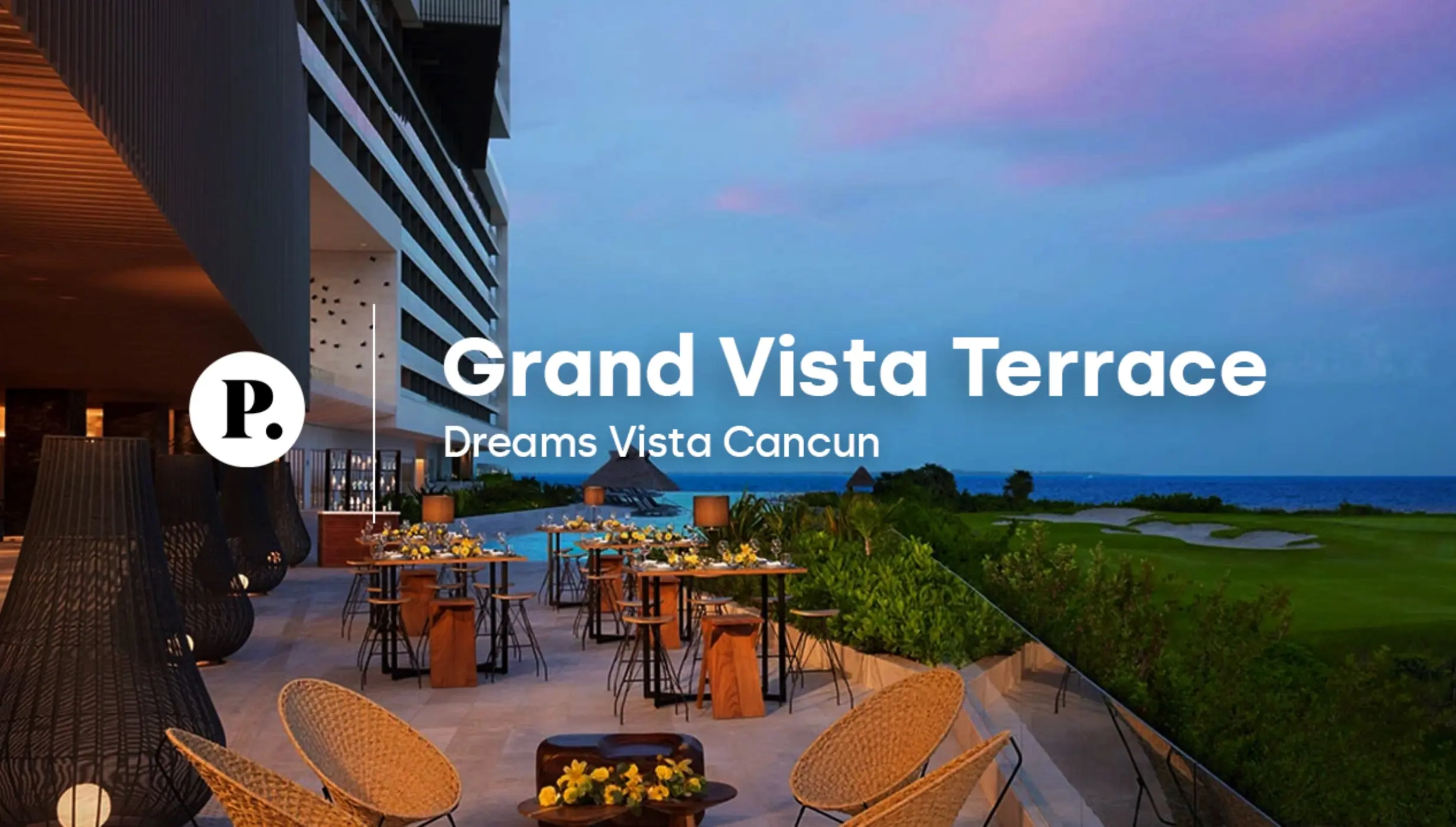 video review of the grand vista terrace venue at dreams vista cancun