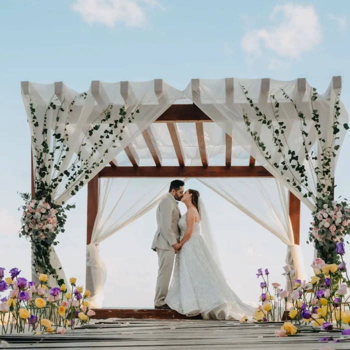 Beach Gazebo 55 venue at El Dorado and Casitas Royale