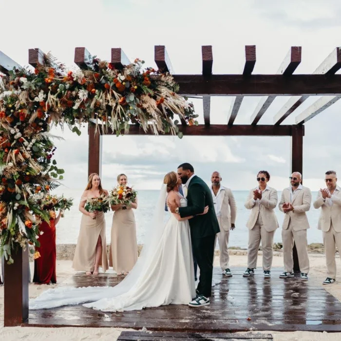 Beach Gazebo 55 venue at El Dorado and Casitas Royale