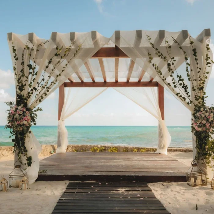 Beach Gazebo 55 at El Dorado Royale
