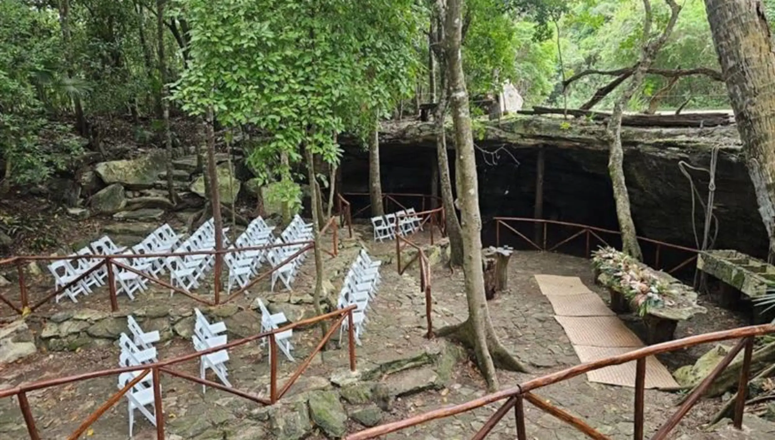 Cenote Bonanza venue at El Dorado