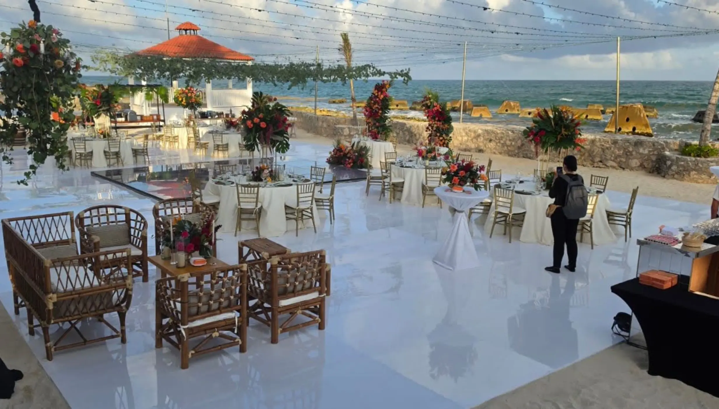 White Gazebo at El Dorado Royale