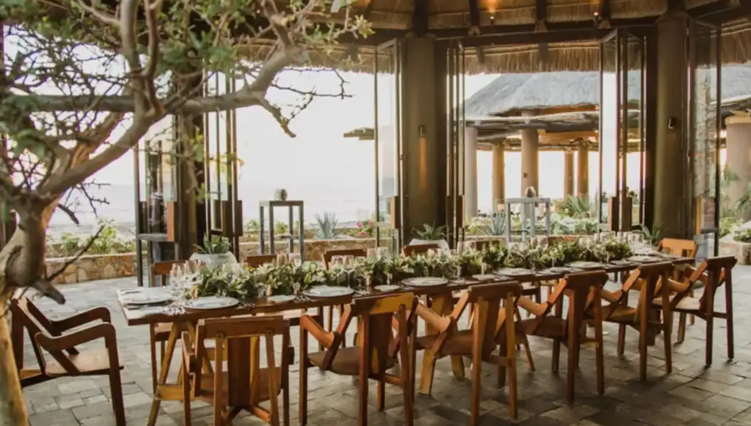 Reception Setup at Gazebo at Esperanza los Cabos Resort