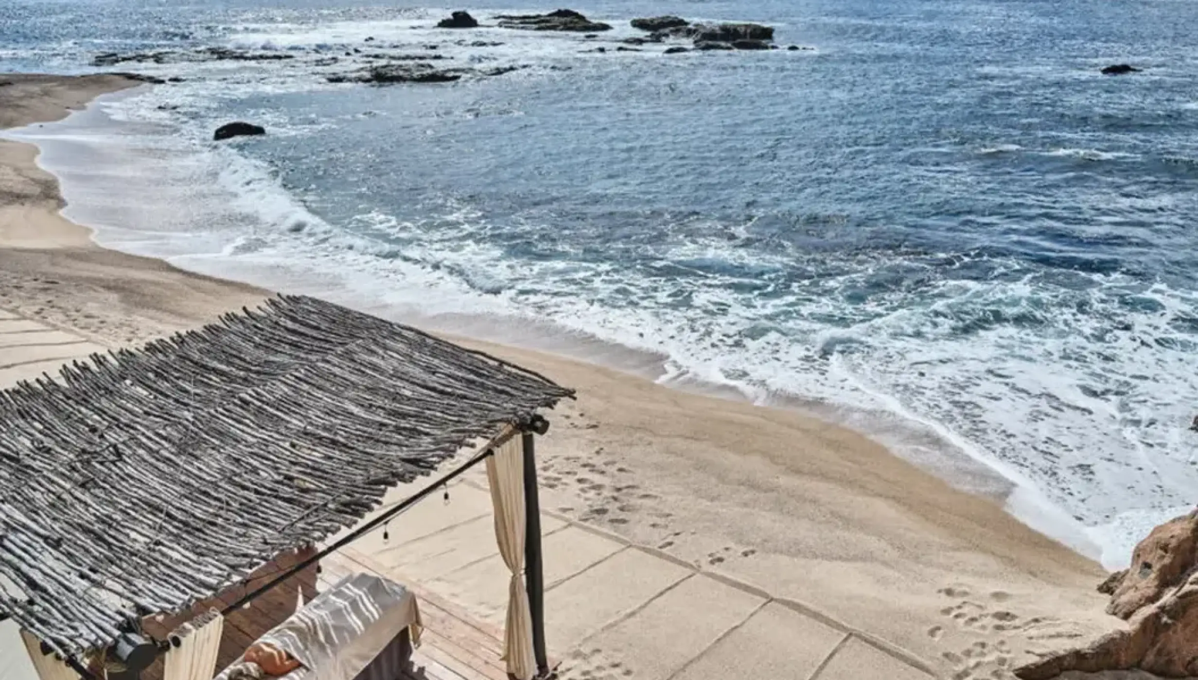 Beach massage at Esperanza Cabo San Lucas