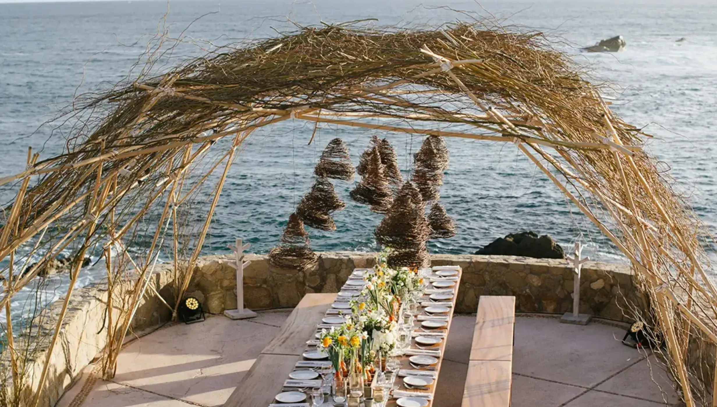Reception decor at Esperanza Los Cabos