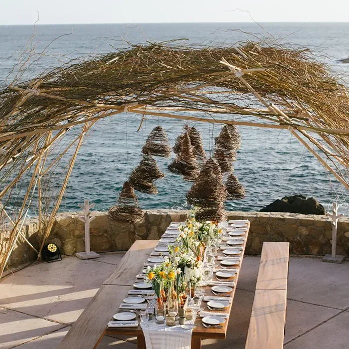Reception decor at Esperanza Los Cabos