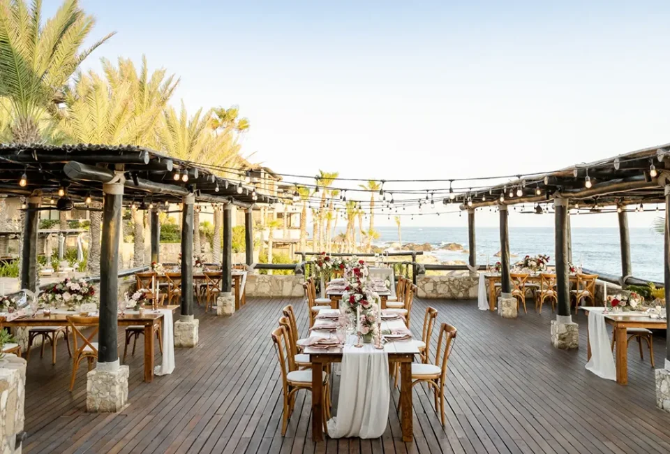 Dinner reception at Esperanza Cabo San Lucas