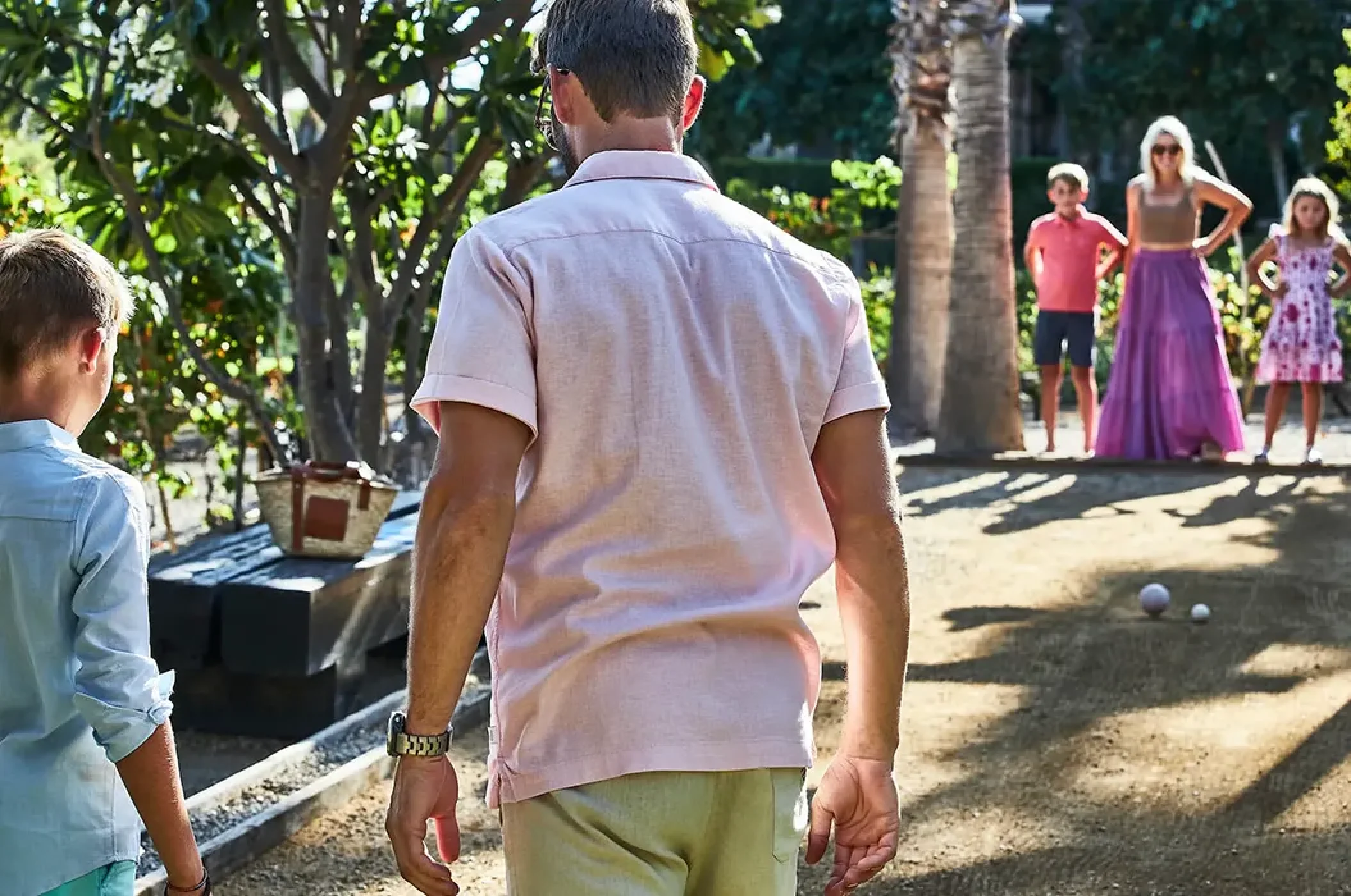 Mini golf family time at Esperanza Cabo San Lucas