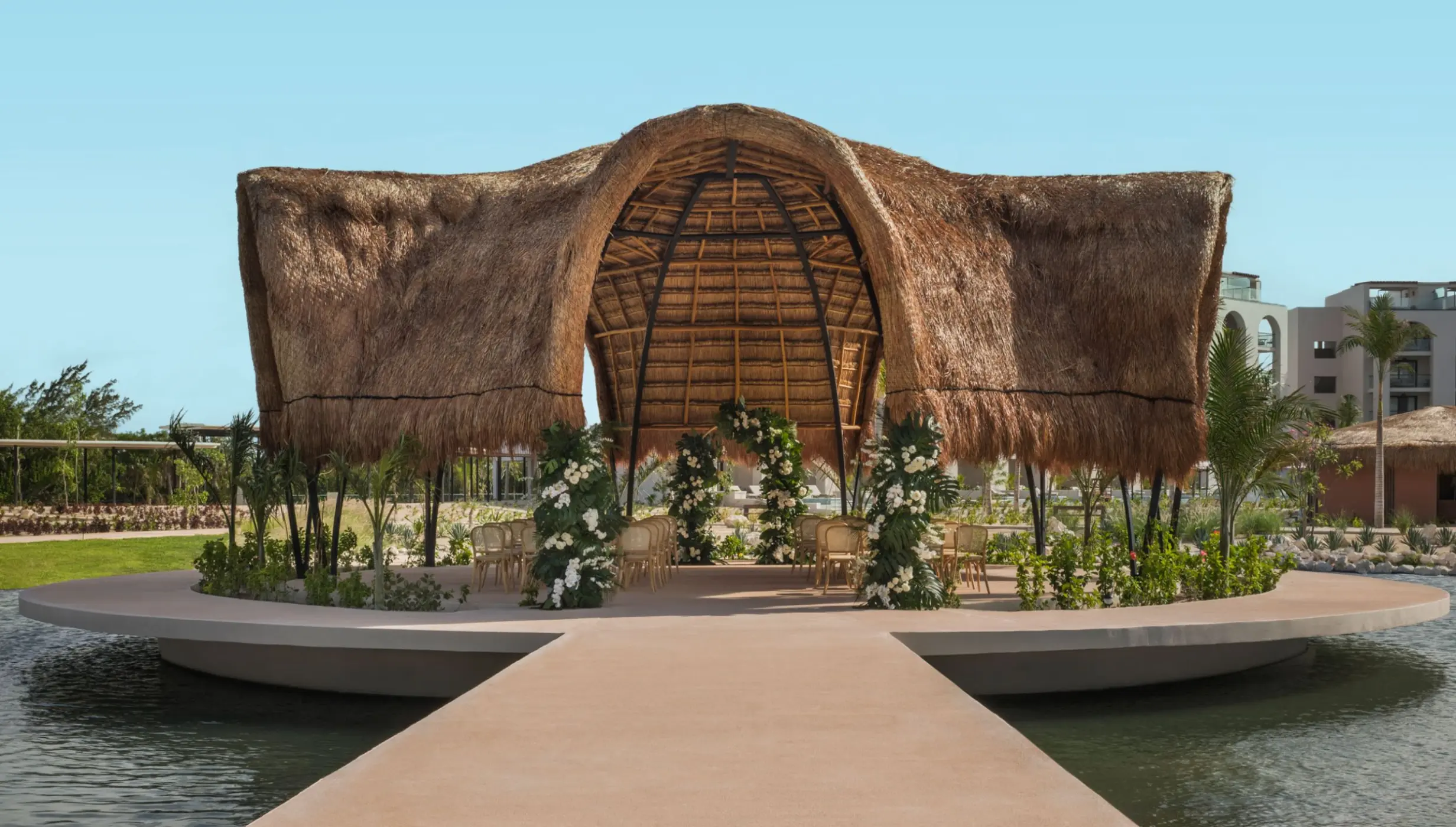 oasis gazebo venue at Excellence Coral Playa Mujeres