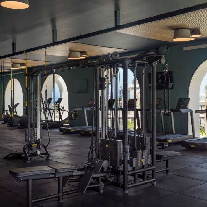 fitness center at Excellence Coral Playa Mujeres