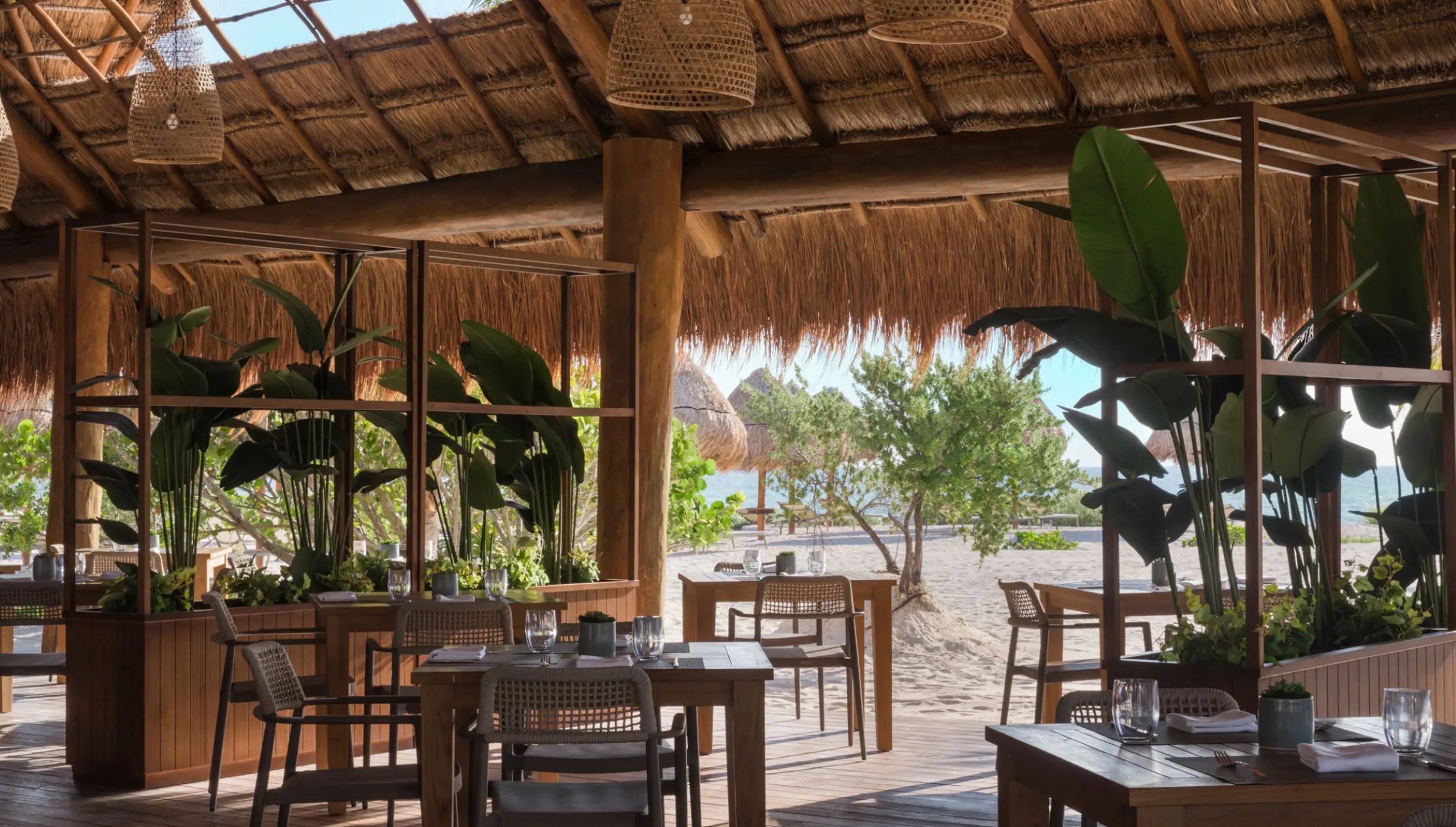 las olas restaurant at Excellence Coral Playa Mujeres