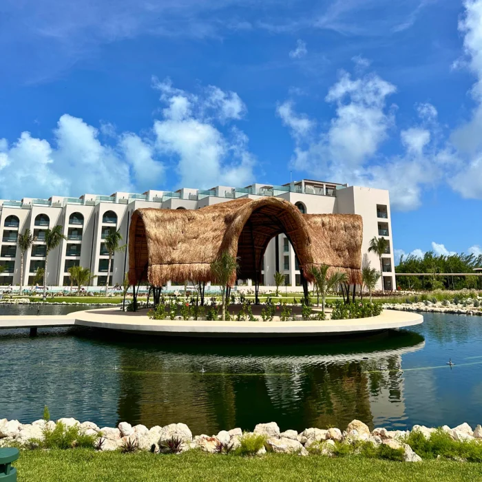 oasis gazebo venue at Excellence Coral Playa Mujeres