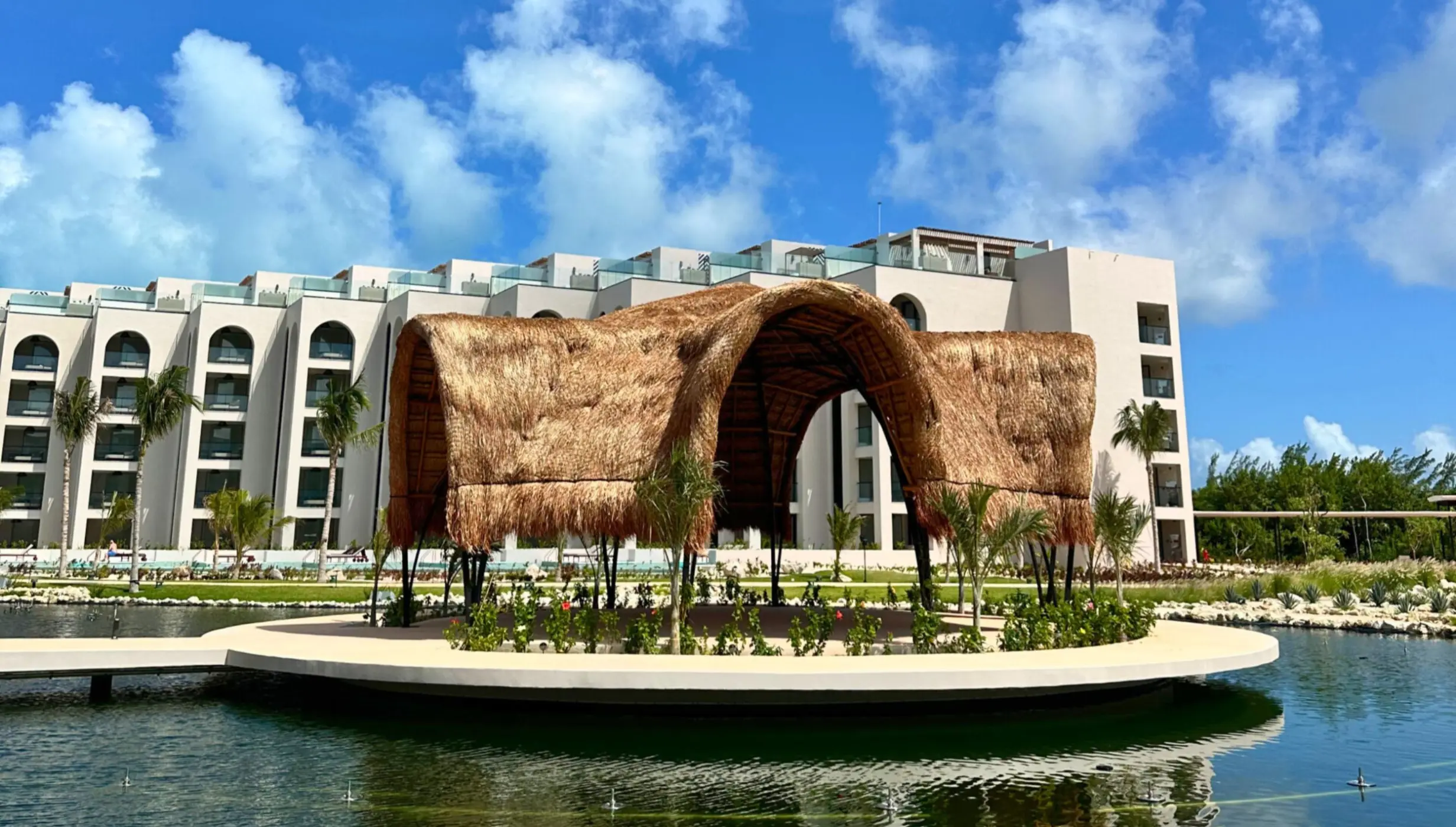 oasis gazebo venue at Excellence Coral Playa Mujeres