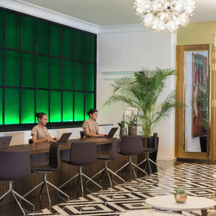 reception at Excellence Coral Playa Mujeres