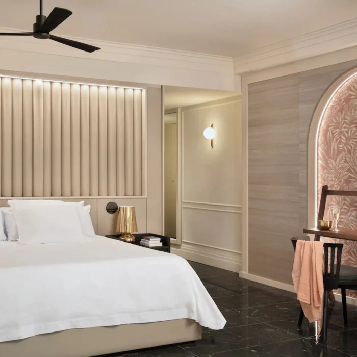 suite with king bed at Excellence Coral Playa Mujeres