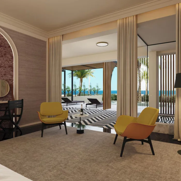 suite with ocean views at Excellence Coral Playa Mujeres