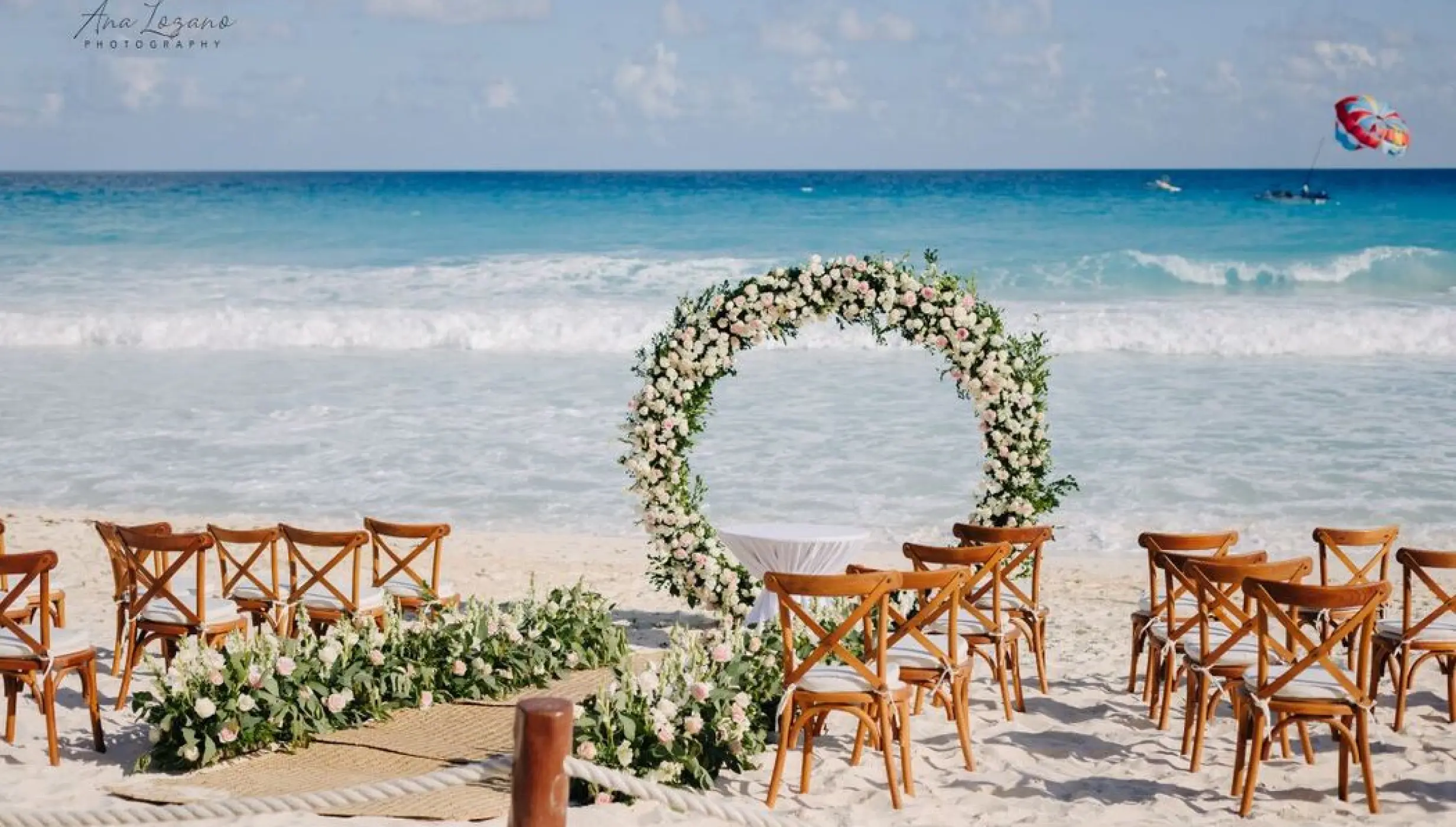 beach wedding venue at Fiesta Americana Condesa Cancun