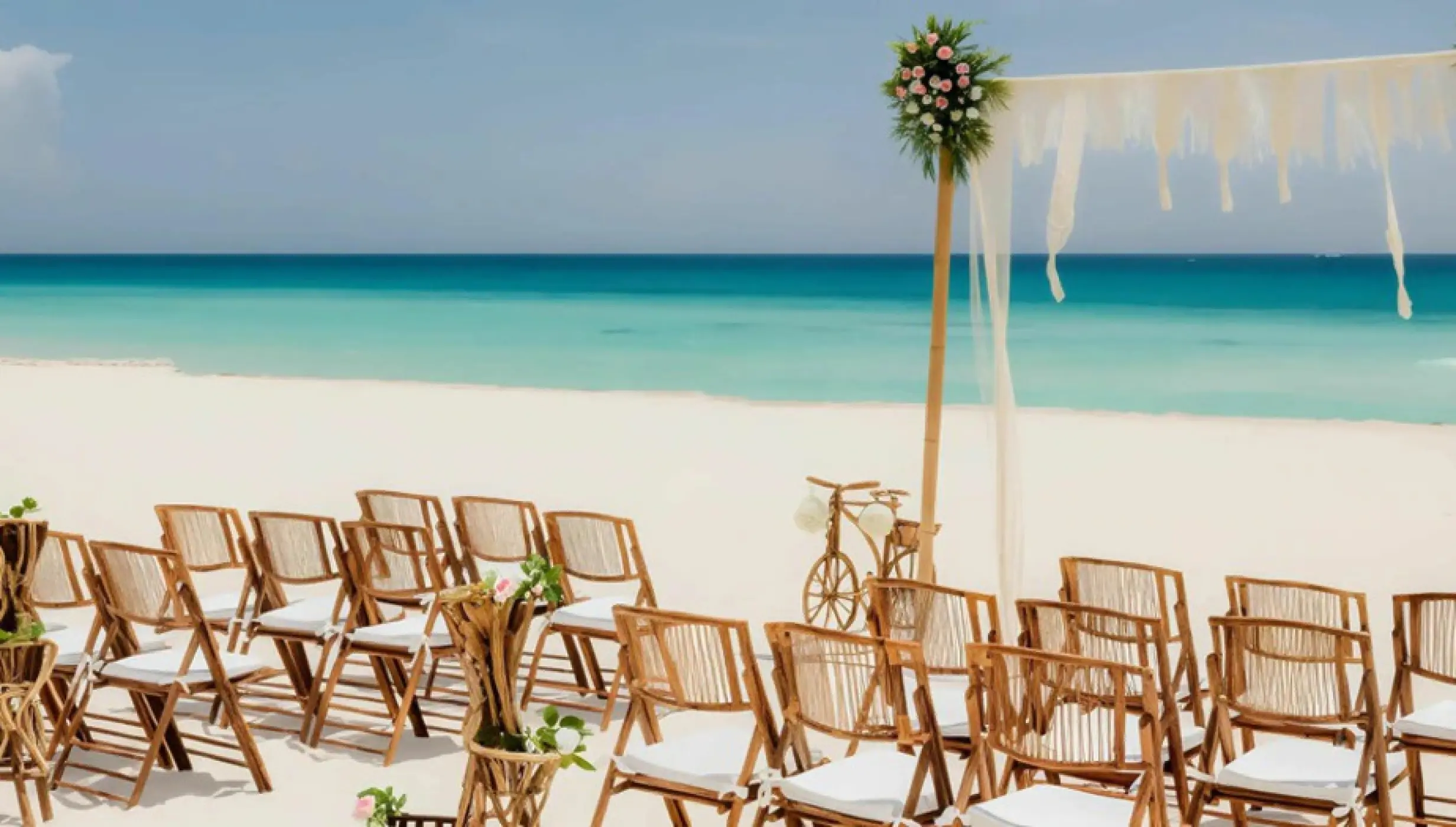 beach wedding venue at Fiesta Americana Condesa Cancun